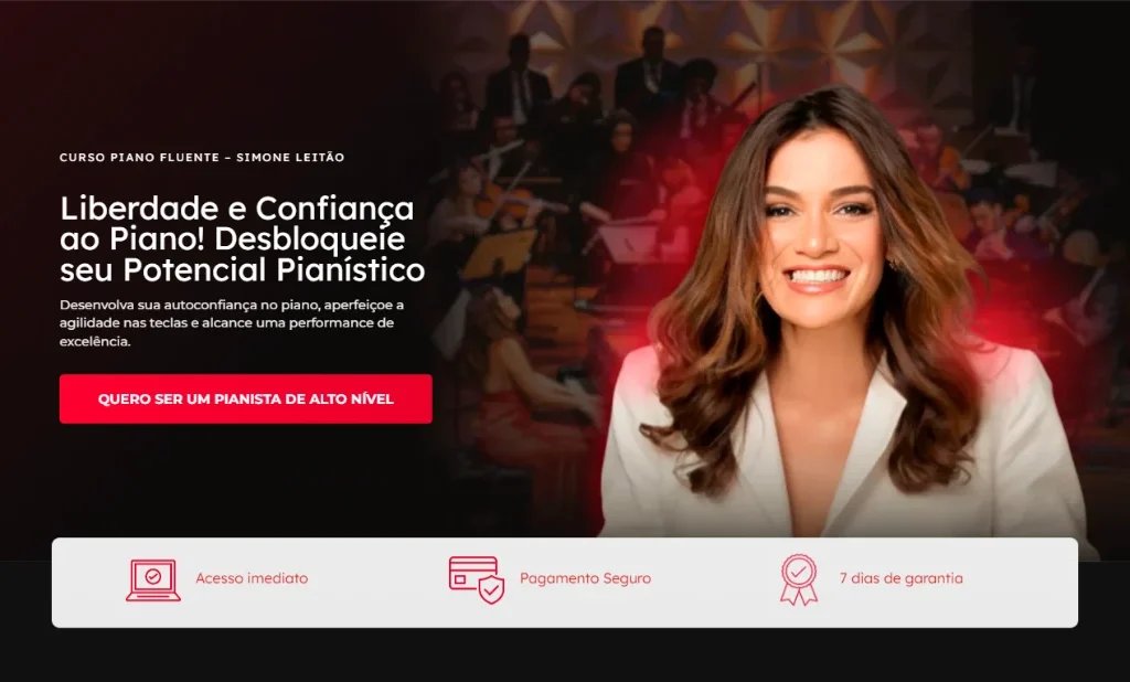 Print do site Simone Leitão criado pela Decolar Negócio